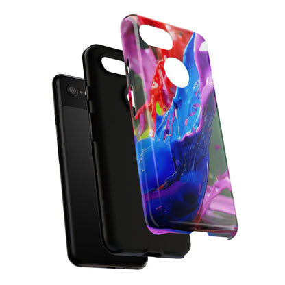 Vibrant Color Splash Tough Phone Case