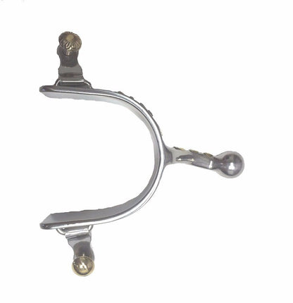 AJ Tack Ladies Stainless Steel Pleasure Horse Spur with Ball End