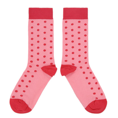 Flamingo Guava Polka Dot Women's Dress Socks