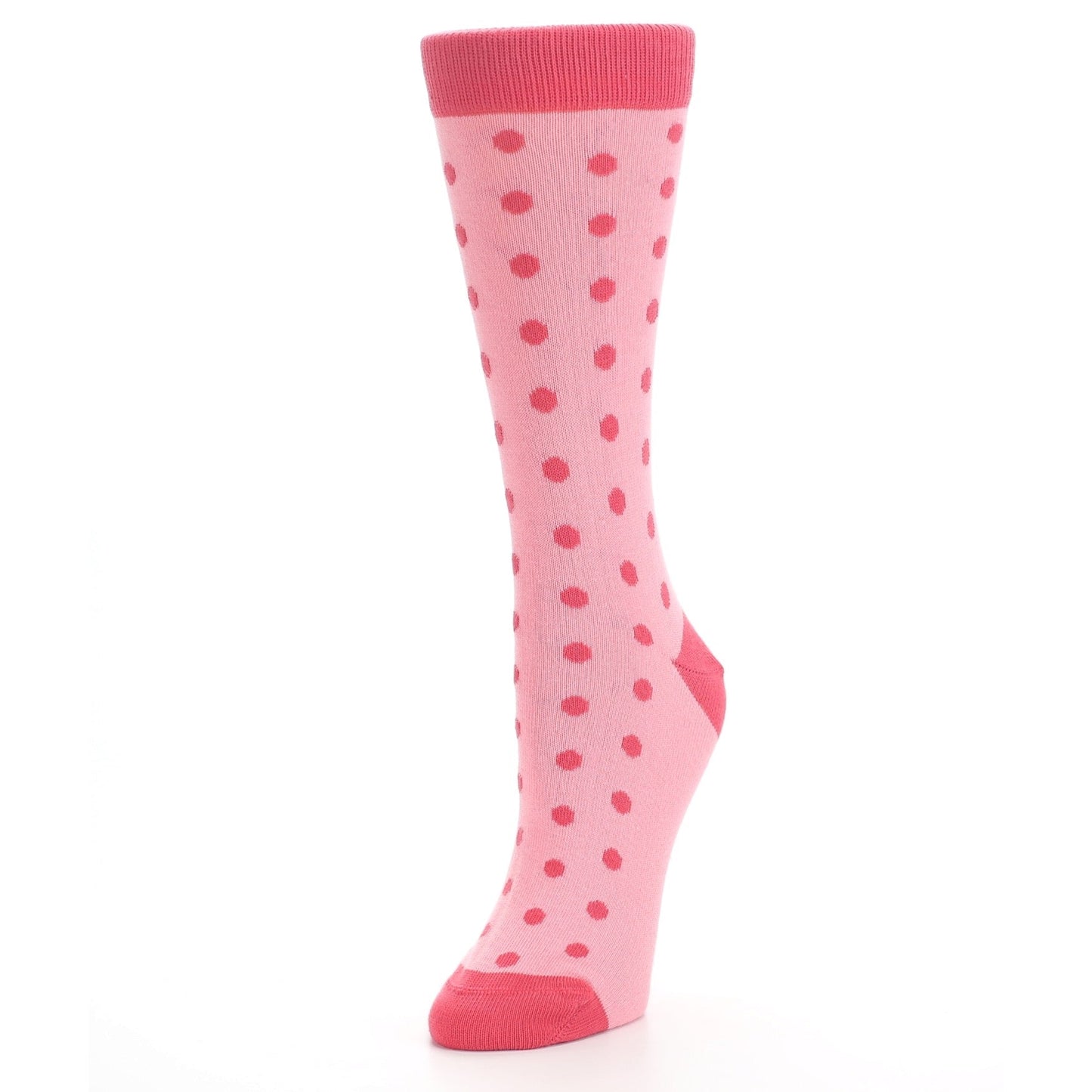 Flamingo Guava Polka Dot Women's Dress Socks