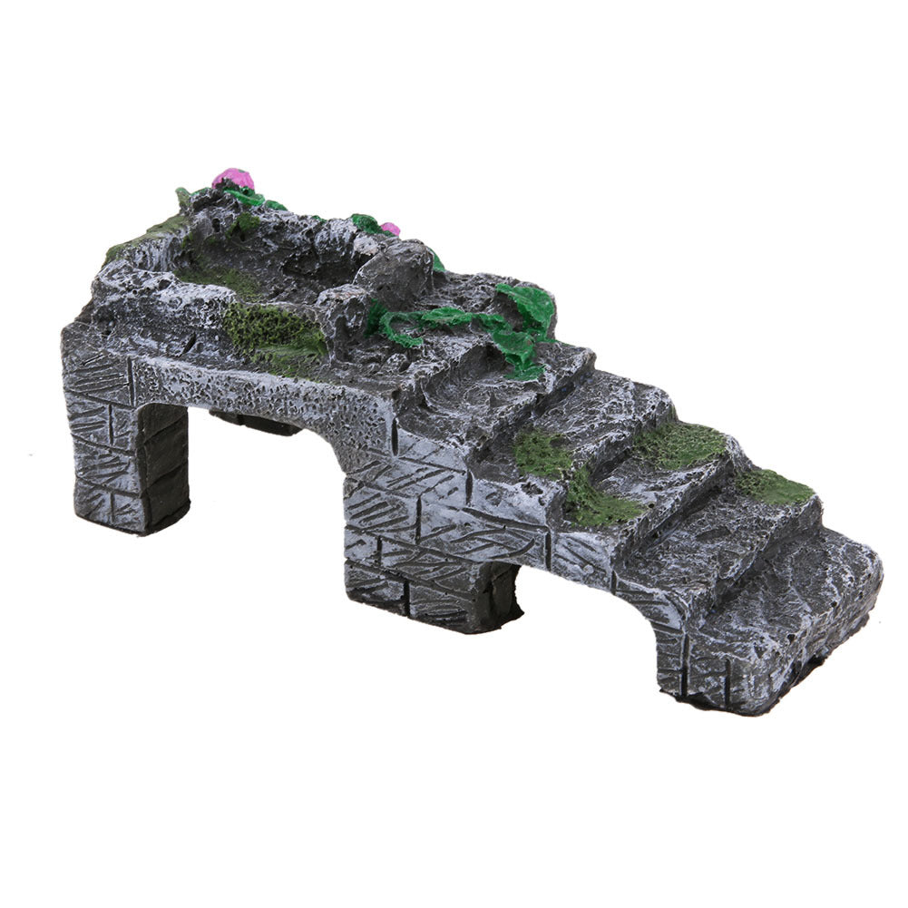 Mossy Rock Bridge Climbing Platform & Feeding Station