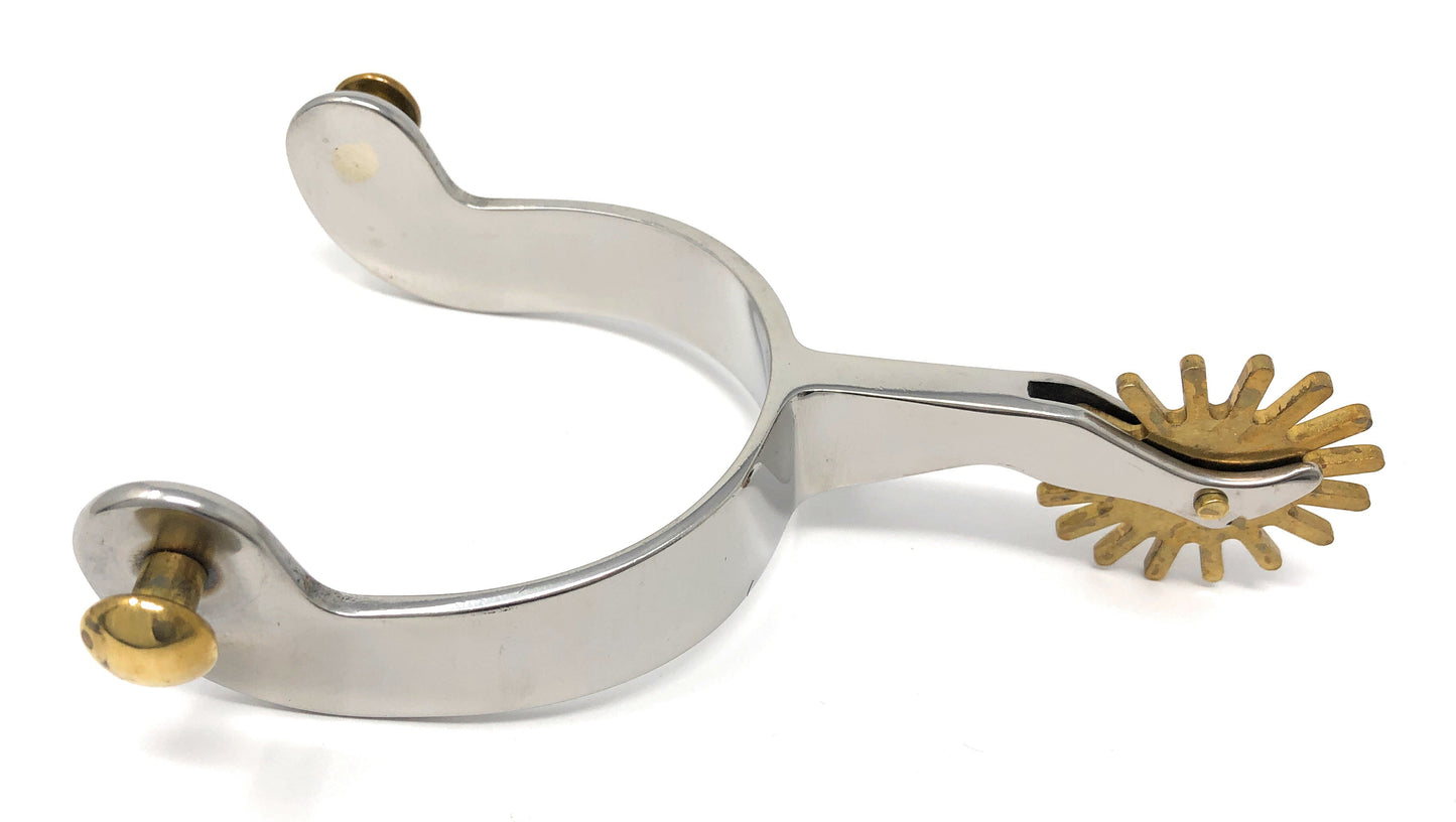 AJ Tack Men's Gal Leg Engraved Spurs