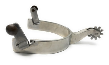 AJ Tack Men's Longhorn Floral Show Spurs