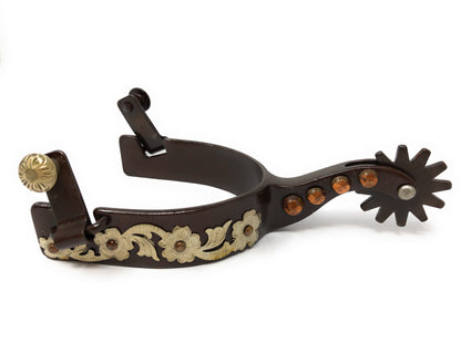 AJ Tack Men's Floral Engraved Spurs