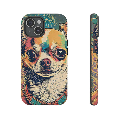 Abstract Chihuahua Tough Phone Cases