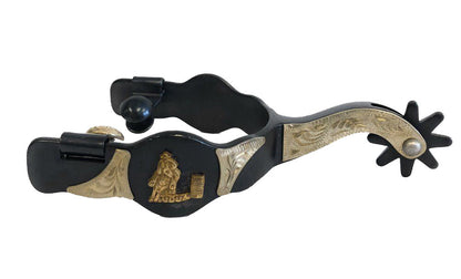 AJ Tack Men's Barrel Racer Spurs