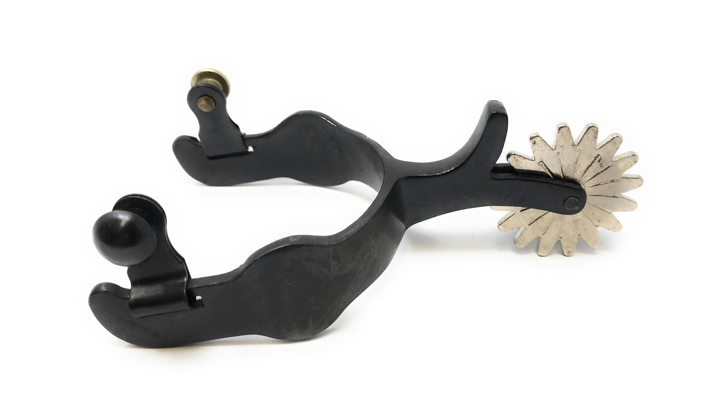 AJ Tack Men's Antique Brown Bucking Bronc Spurs