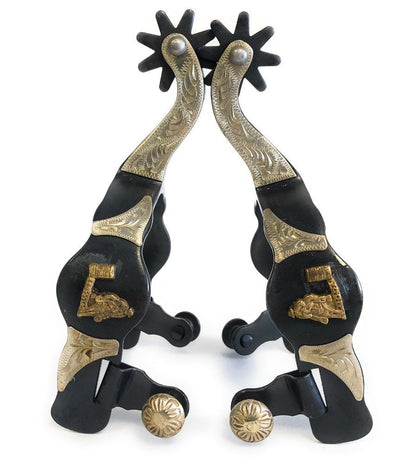 AJ Tack Men's Barrel Racer Spurs