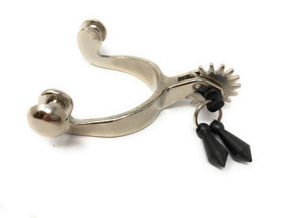 AJ Tack Baby Nickel Plated Spurs