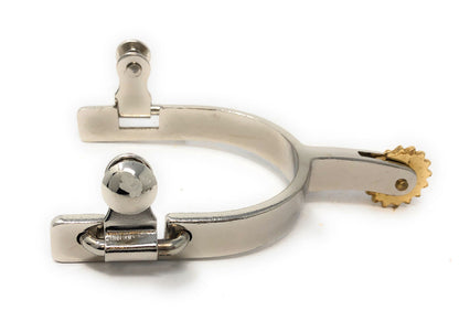 AJ Tack Men's Chrome Engraved Utility Spurs