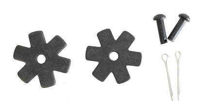 AJ Tack 1 1/4" Blunt 6 Point Rowel Package