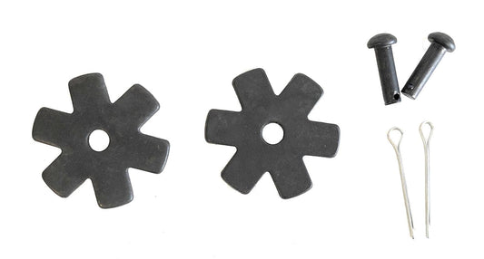 AJ Tack 1 1/4" Blunt 6 Point Rowel Package