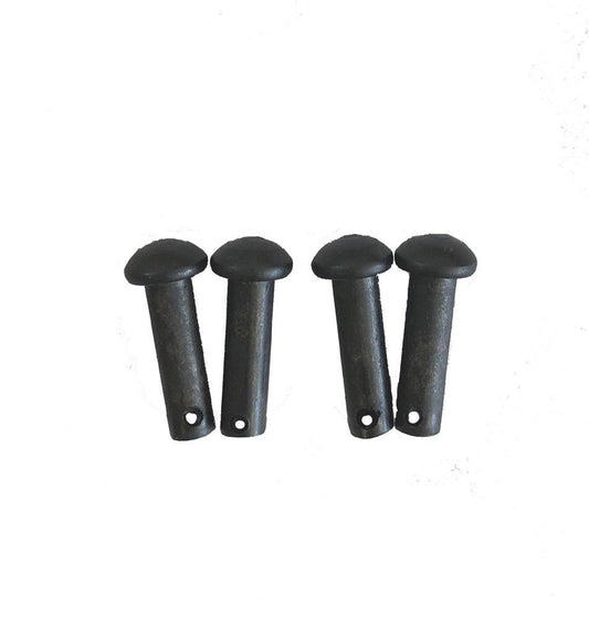 AJ Tack Black Spur Rowel Pins - 2 Pairs