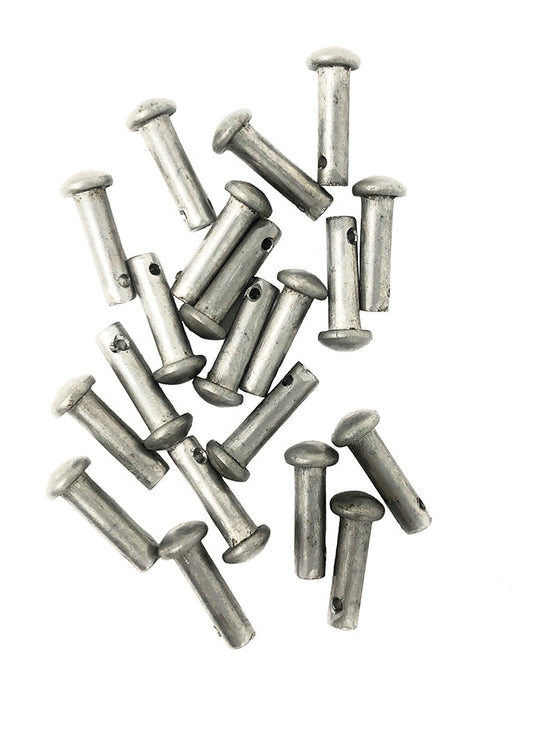 AJ Tack Stainless Steel Spur Rowel Pins - 10 Pairs