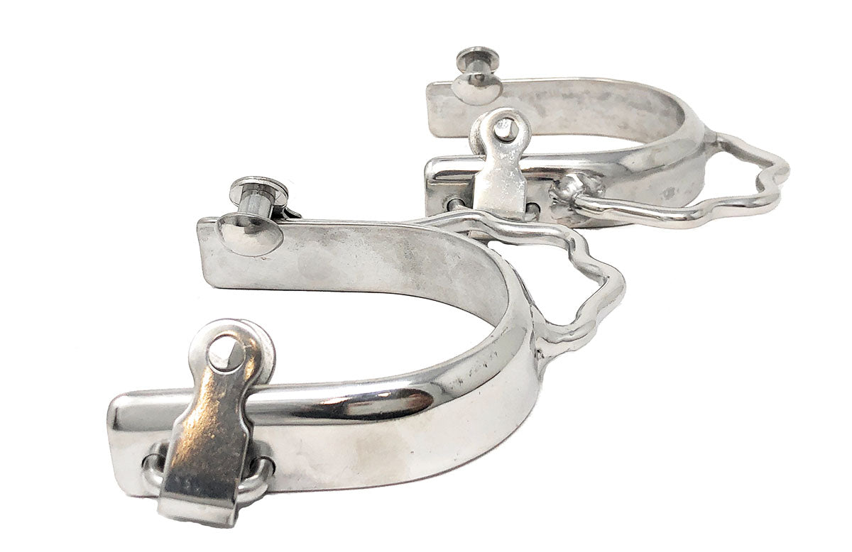 AJ Tack Youth Stainless Steel Bumper Spurs