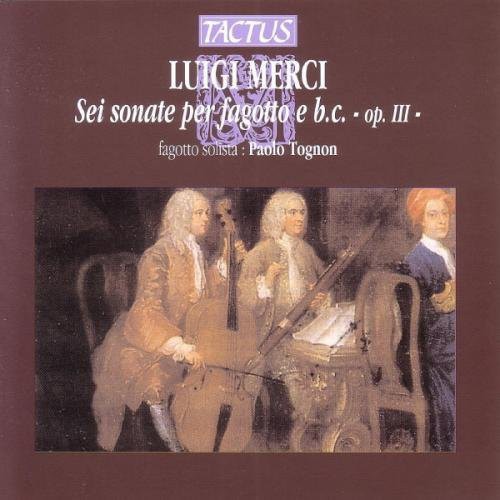 Paolo Tognon - 6 Bassoon Sonatas [CD]
