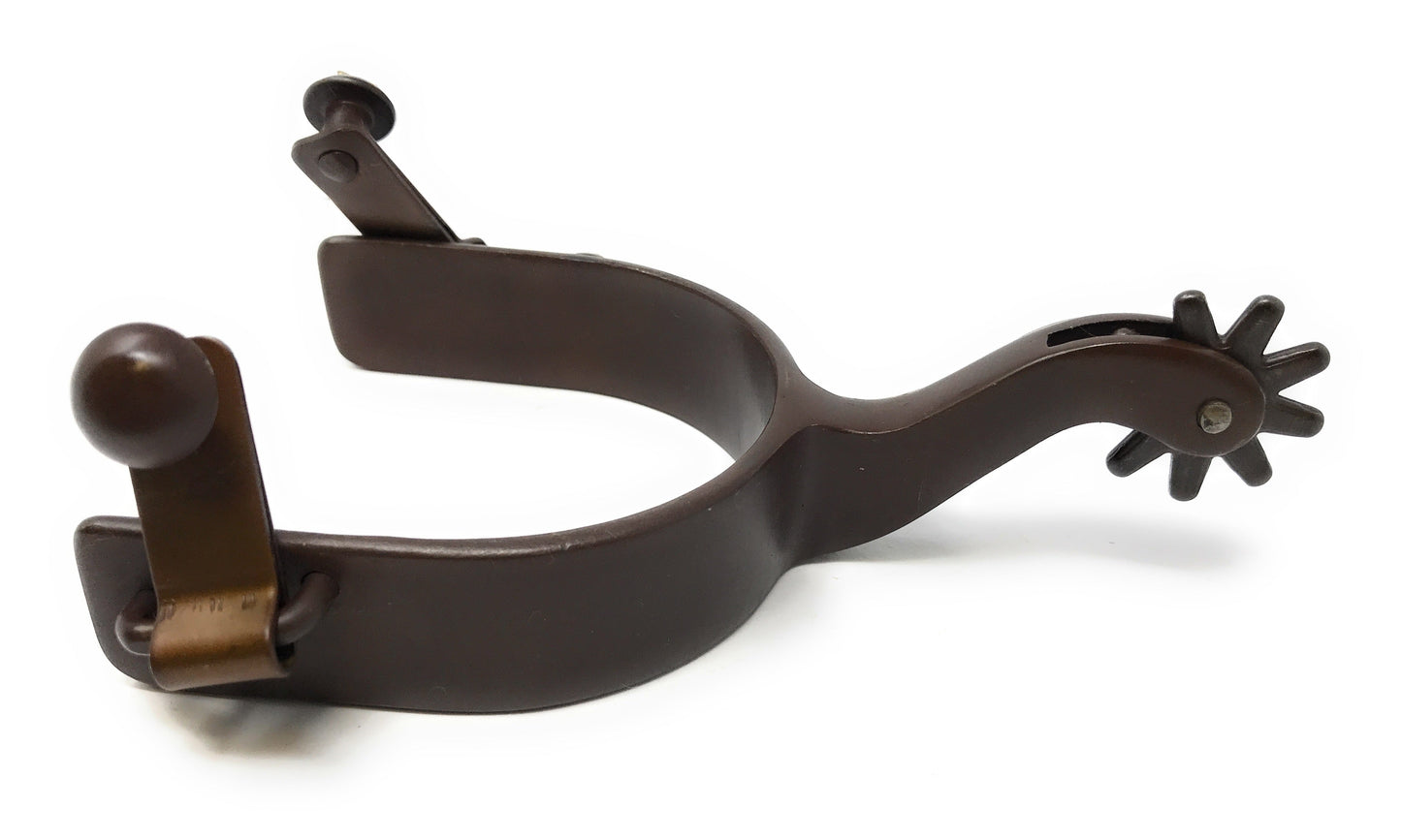 AJ Tack Men's Praying Cowboy Spurs with Copper Cross