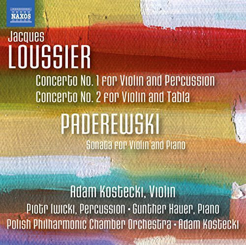 Loussier / Paderewski - Violin Ctos 1 & 2 Sonata for Violin & Pno in Music CD