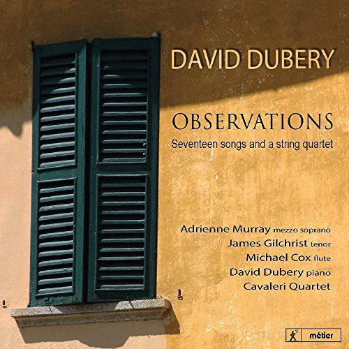 Dubery - Observations-17 Songs & a STR QRT [CD]