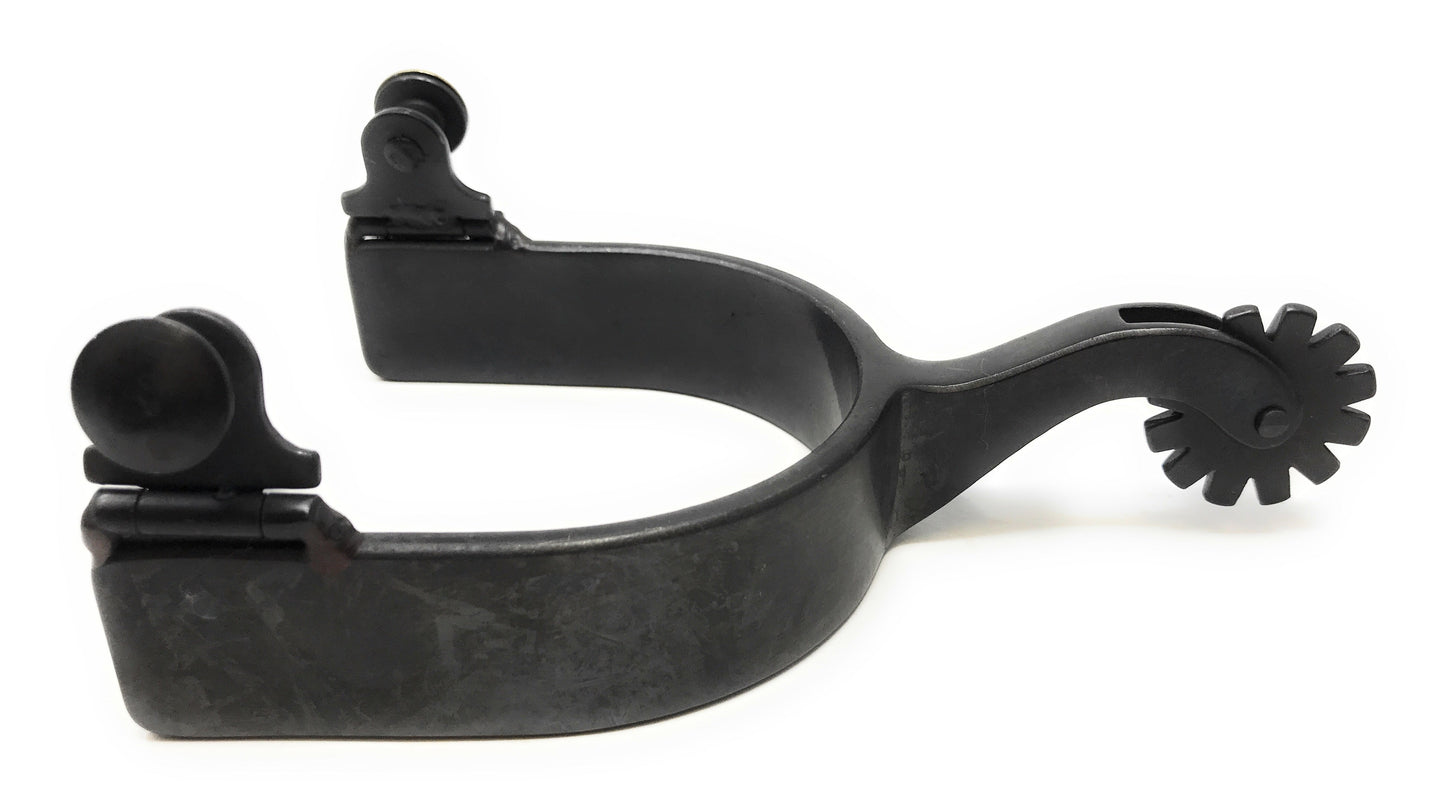 AJ Tack Men's Antique Brown Revolver Spurs