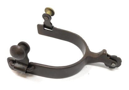 AJ Tack Men's Antique Brown Southwest Engraved Spurs