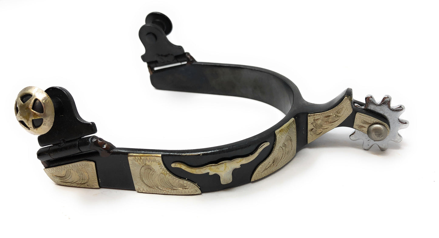 AJ Tack Men's Longhorn Show Spurs