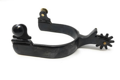 AJ Tack Men's Antique Brown Stars and Flowers Spurs