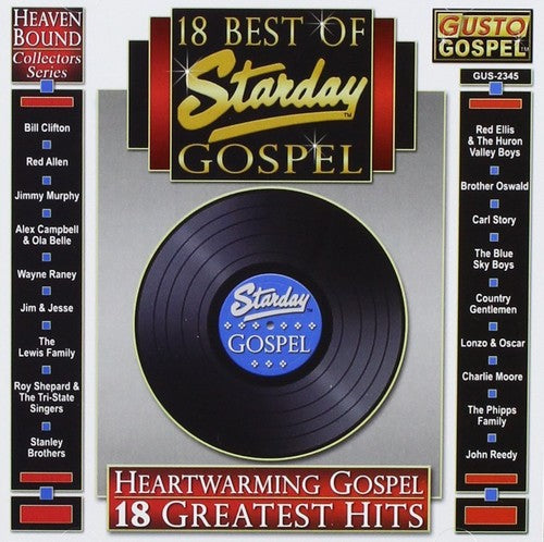 18 Best Of Starday Bluegrass / Various - 18 Best of Starday Gospel / Various Music CD