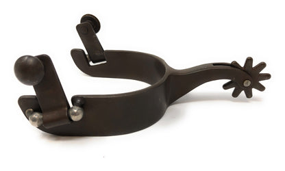 AJ Tack Triple Cross Antique Brown Spur