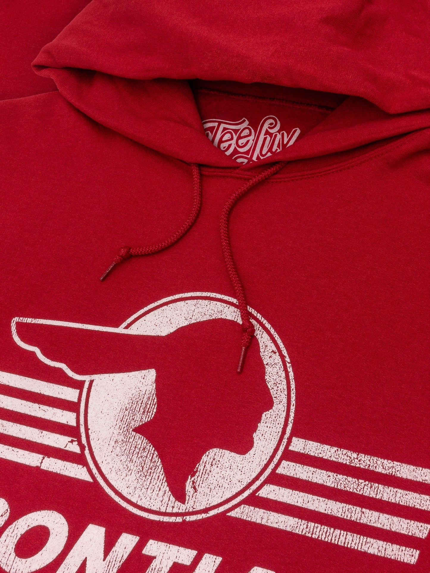 Pontiac Logo Hooded Sweatshirt - Red