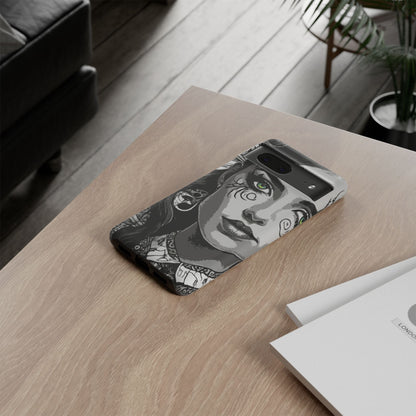 Green Eyed Devilish Beauty Tough Phone Case