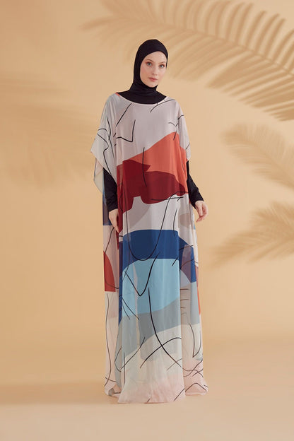 Colourful Pareo Kimono P2340