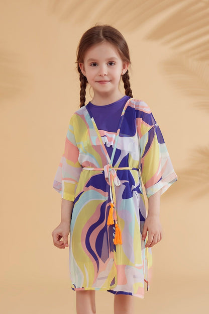 Colourful Kids Pareo Kimono P2333