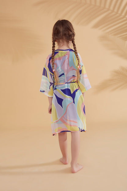 Colourful Kids Pareo Kimono P2333
