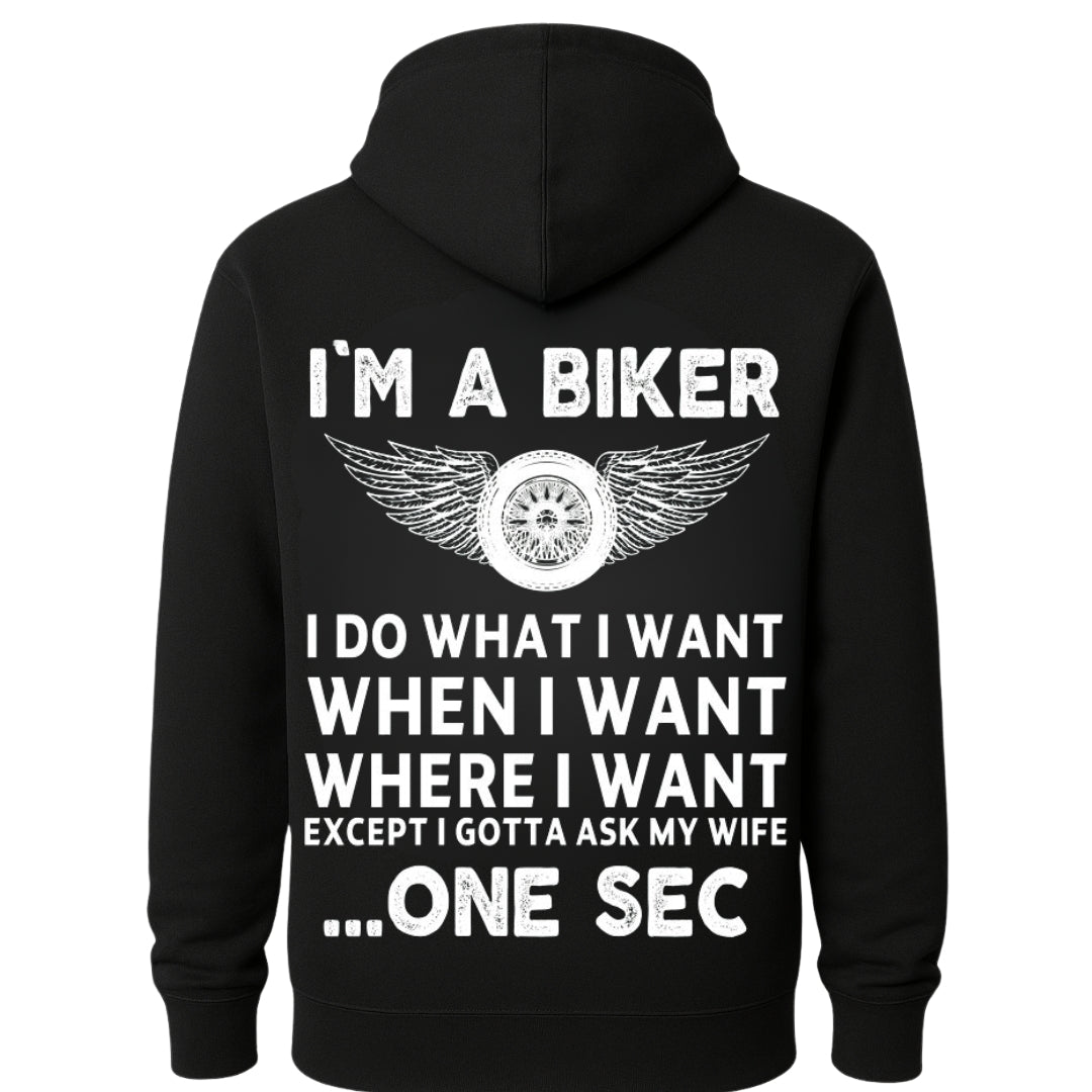 Quotes Biker Hoodie