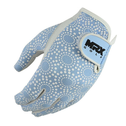 New Women's Golf Gloves Left Hand Cabretta Leather Sky Blue