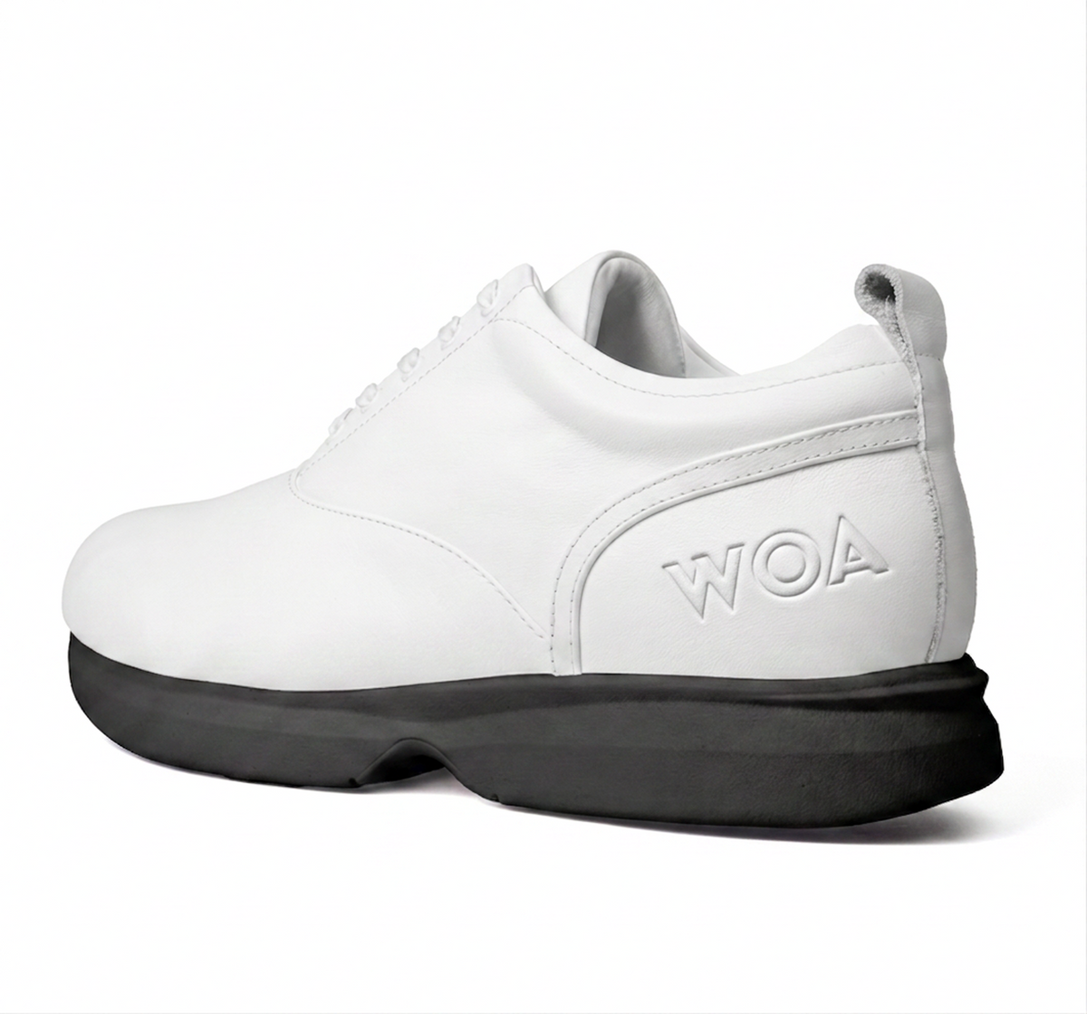 White & Black All-Day WOA Dress Sneaker