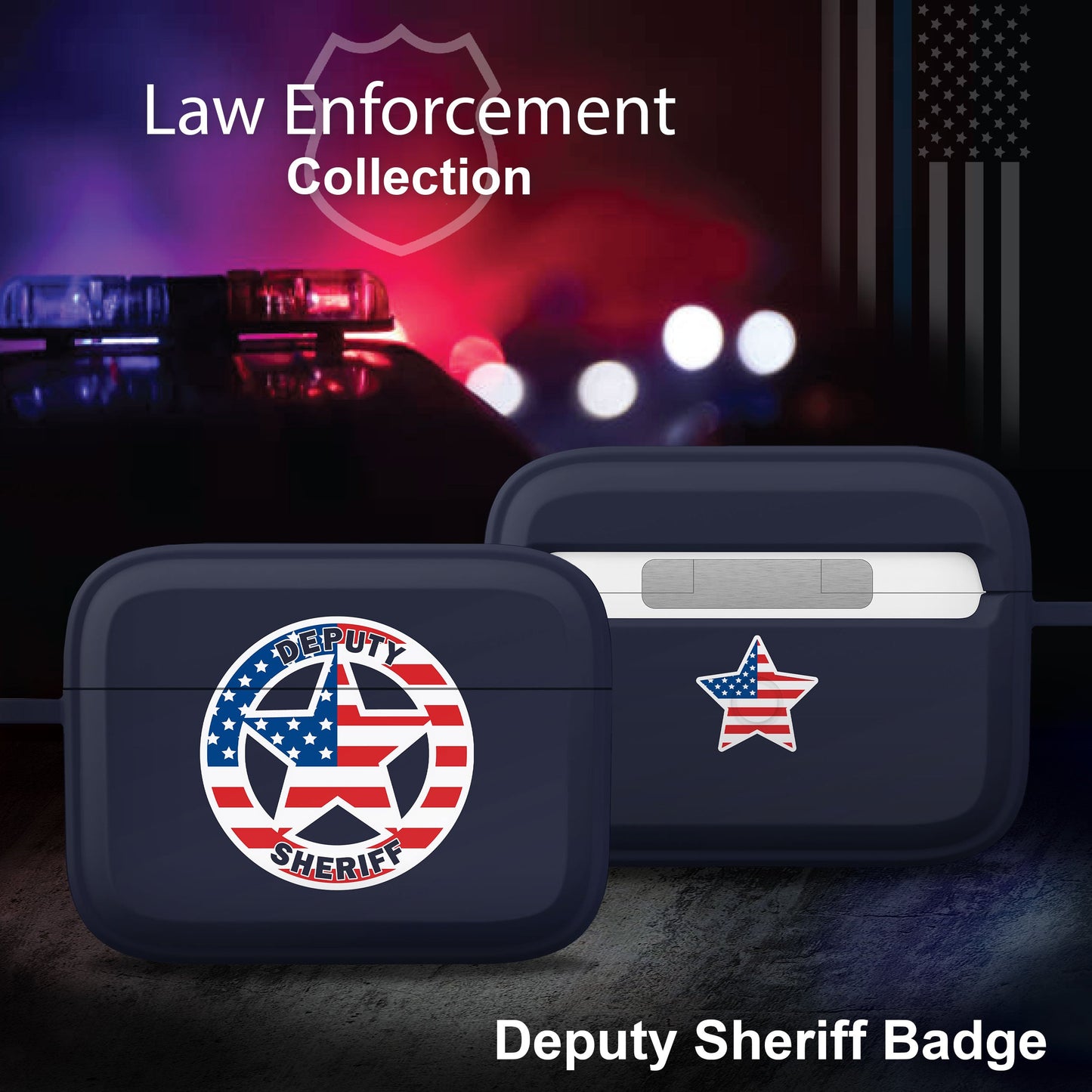 Law Enforcement HDX Apple AirPods Pro 1 & 2 Case Cover