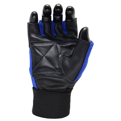 MRX Weight Lifting Gloves Leather Workout Glove With Long Wrist Strap - Triathlete Store