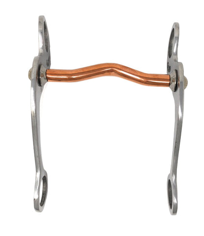 AJ Tack Copper Low Port Grazing Bit