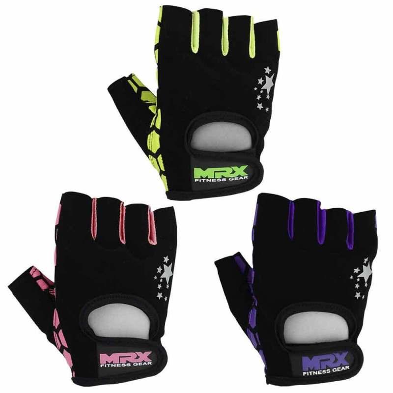 New MRX Women Weight Lifting Gloves GYM Workout Star Series All Sizes - Triathlete Store