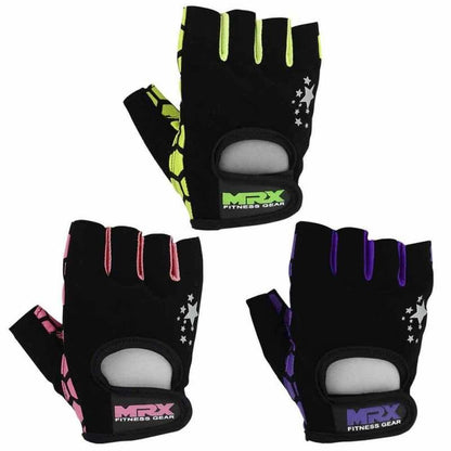 New MRX Women Weight Lifting Gloves GYM Workout Star Series All Sizes - Triathlete Store