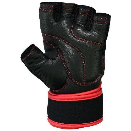 Mrx Weight Lifting Leather Gloves With Long Wrist Strap - Triathlete Store
