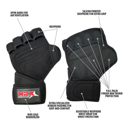 Weight Lifting Gloves Gym Glove for Training Bodybuilding Workout - Triathlete Store