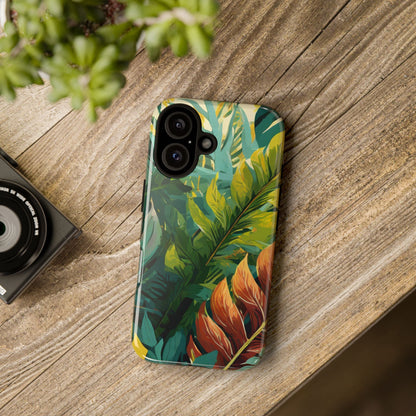 Tropical Leaf Tough Phone Case