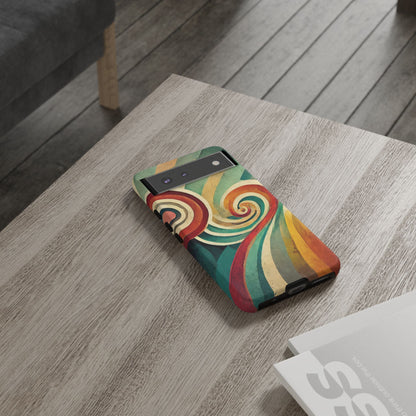 Colorful Swirl Tough Phone Case