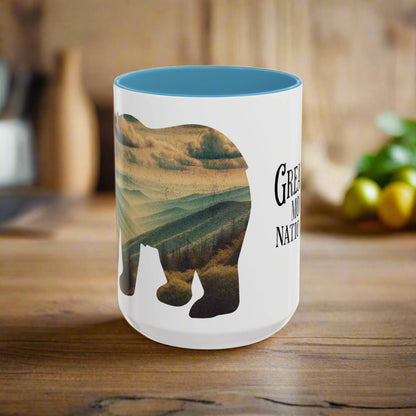 Great Smoky Mountains National Park Colored Coffee Mug 11oz 15oz Bear Cup