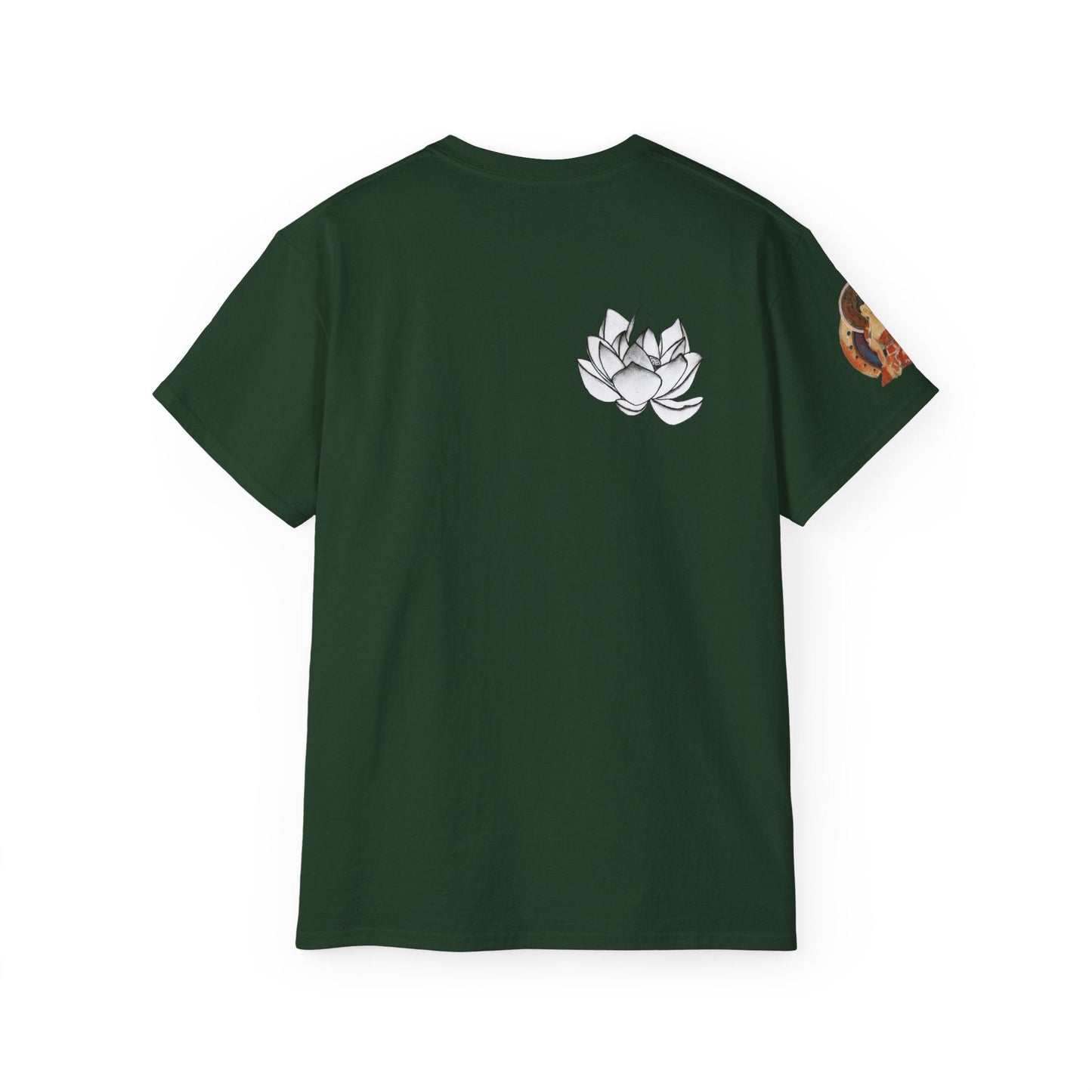 Fine Art Buddha Chalk Drawing Print Unisex Ultra Cotton Tee