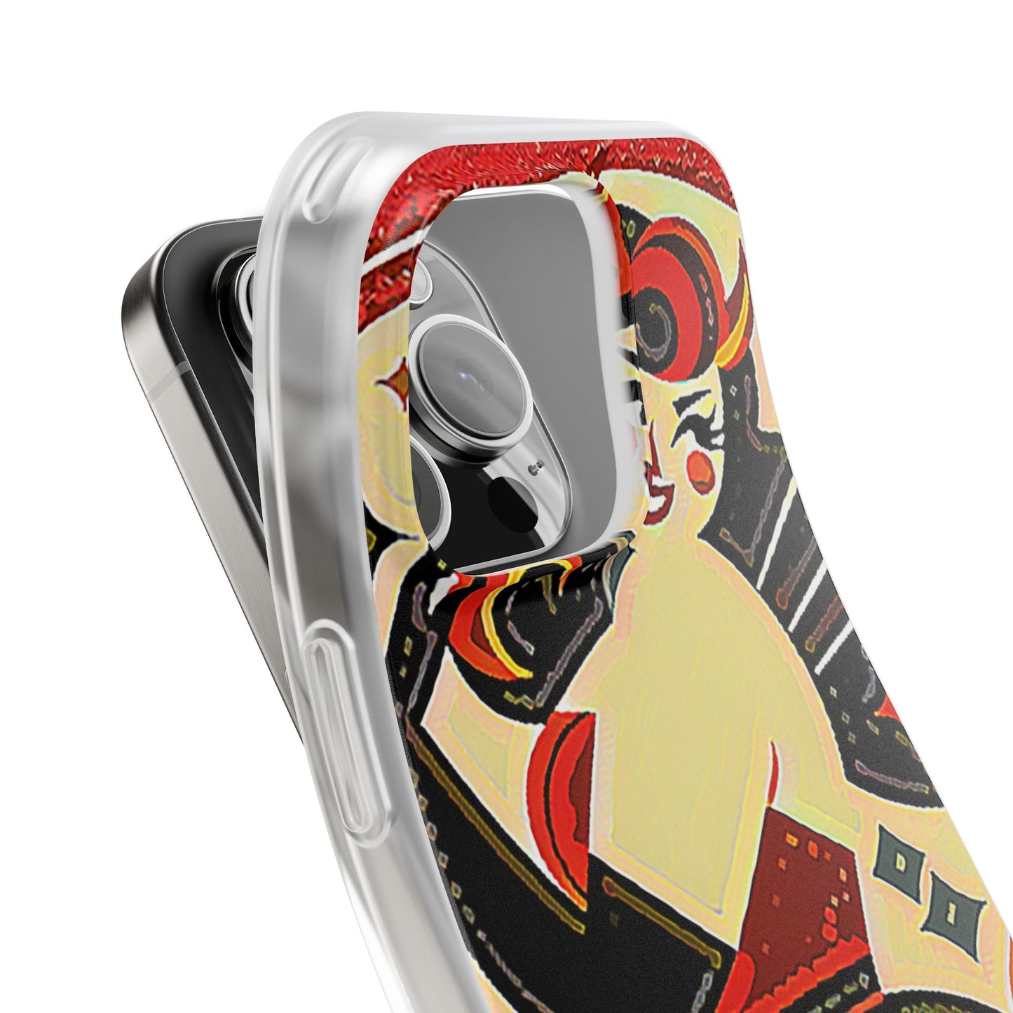 Red & Black Female Devil Flexi Phone Case