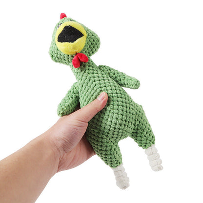 Sounding Screaming Chicken Dog Toy